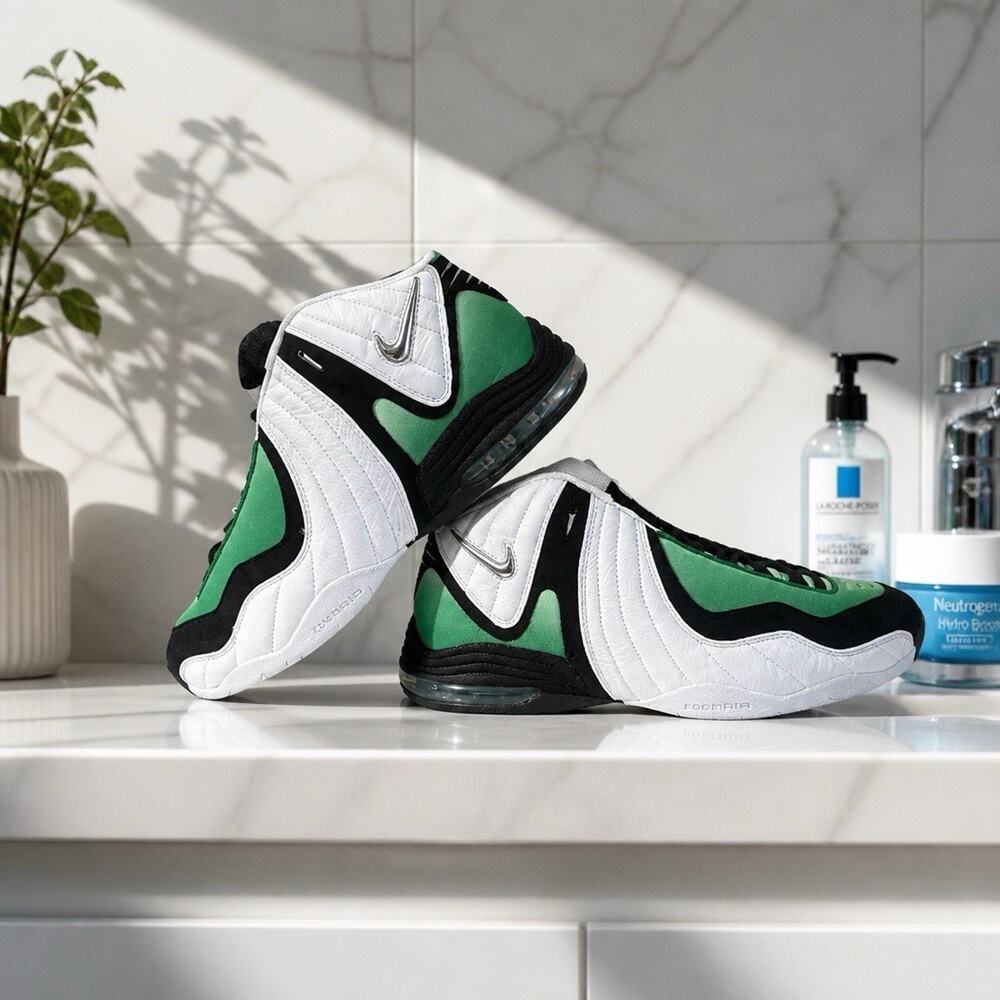Size 14 Nike Air 3LE Garnett Pine Green Metallic VINTAGE 2009 OG BOX